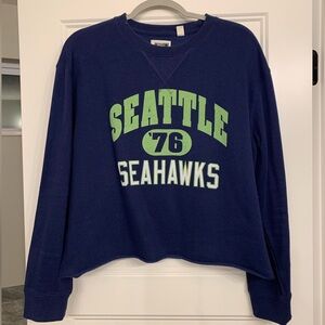 American Eagle brand . Tailgate . Seattle Seahawks Sweater/Crewneck/Pullover .